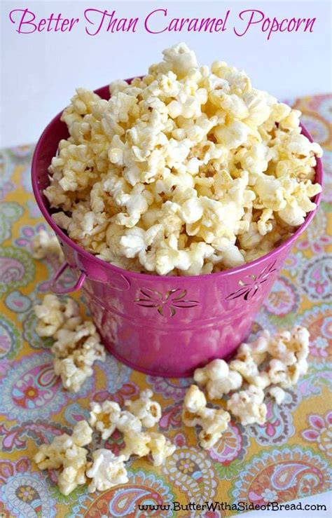 Pretty In Pink Popcorn Butter With A Side Of Bread