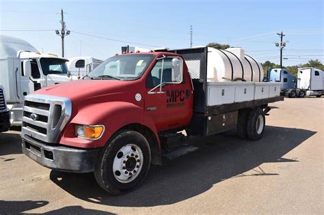 2006 Ford F 650 16 Ft Flatbed Truck 220hp Automatic For Sale