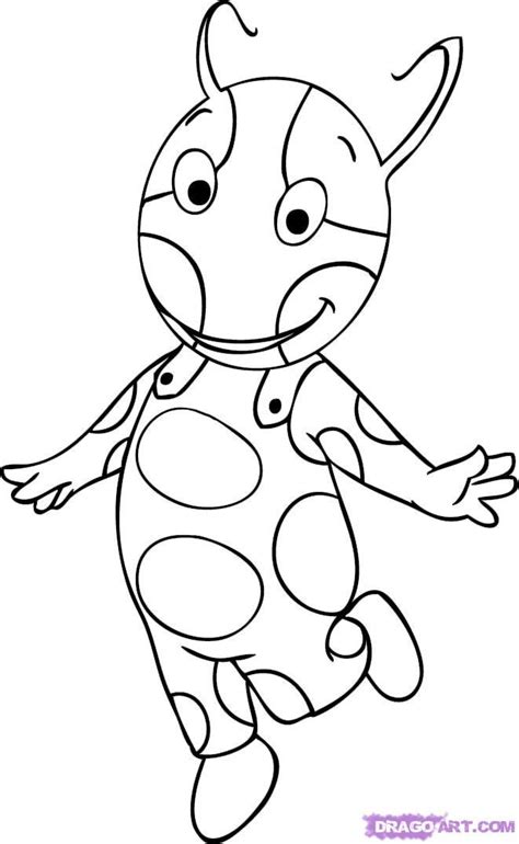 Coloring Page The Backyardigans Uniqua And Tyrone Col