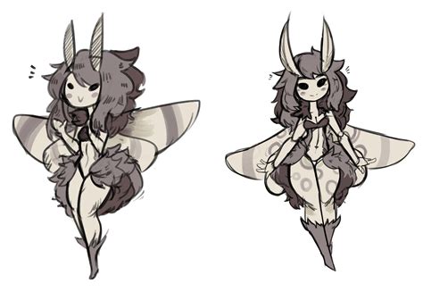 Bringing Back Moth Girl For Cutiesaturday By Zanamaoria Moth Art