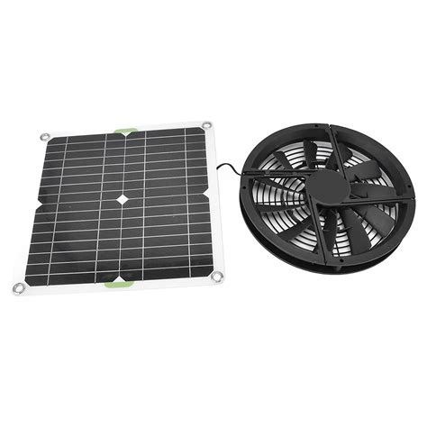 Solar Panel Fan Kit Solar Exhaust Fan 10in 100w 3000 Rpm Waterproof