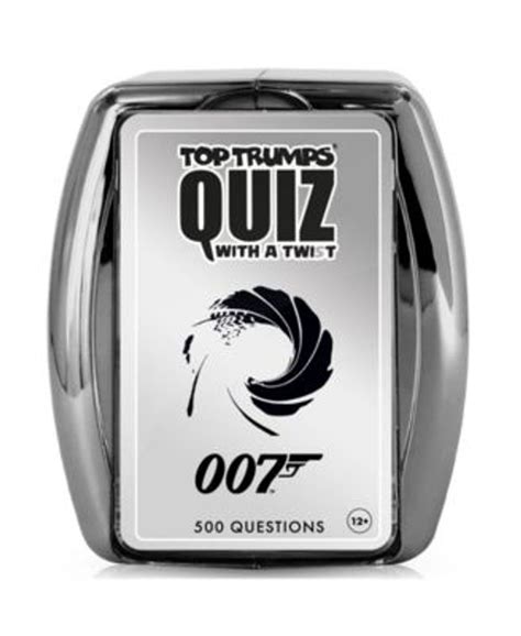 Top Trumps 007 James Bond Every Assignment Quiz Game 501 Pieces