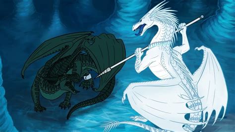 Foeslayer And Queen Diamond Of The Icewings Wings Of Fire Dragons