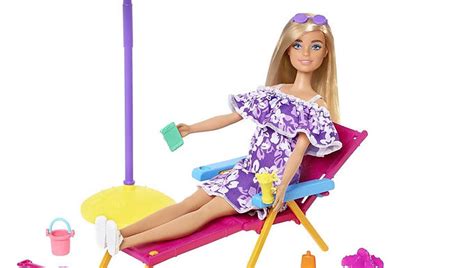 Barbie Loves The Ocean Beach Themed Playset Made From Recycled Plastics