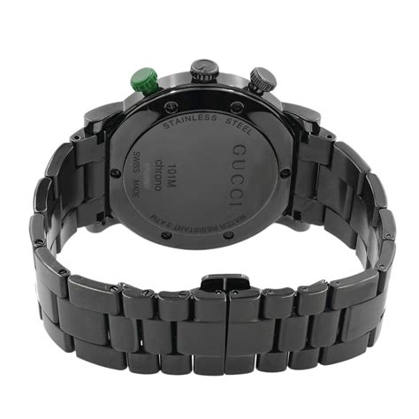 Buy Gucci G Chrono Black Dial Quartz 44mm Watch For Men Ya101331