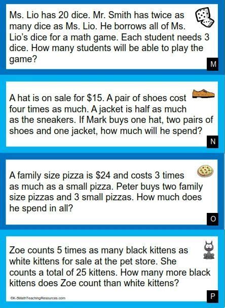 4th Grade Number | Word problem worksheets, Word problems