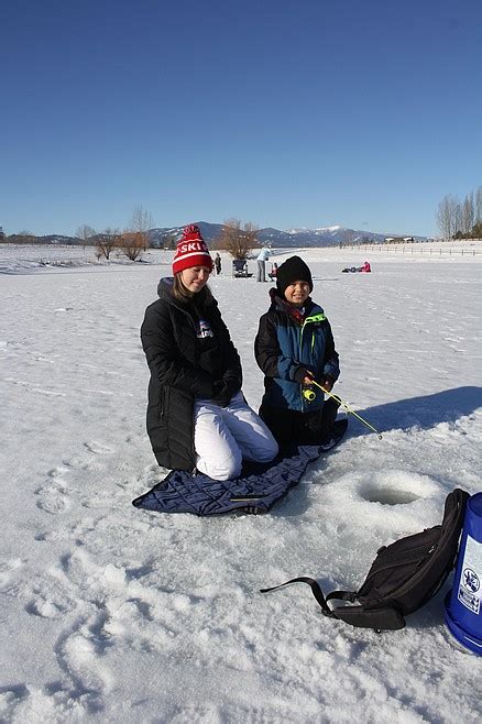 Kids Get Hooked At Frenchtown Ice Fishing Day Valley Pressmineral