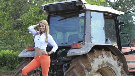 Hot Country Girls On Tractors