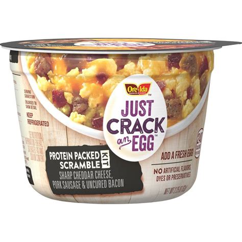 Just Crack An Egg Protein Packed Scramble Kit Breakfast Bowls 2 25 Oz