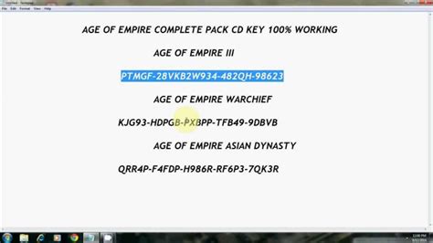 This is the last active working code in this list, and the player redeems these 70,000 free cash in the gameplay, which is. Age Of Empire 2 Serial Key - supportedge