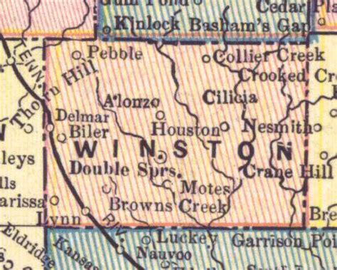 Maps Of Winston County