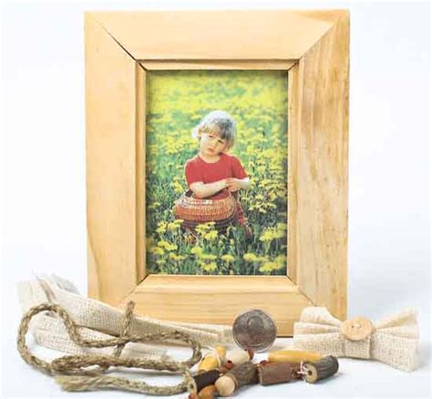 Now you can do it yourself and decorate each wooden frame with paints, markers, stamps, stickers and foam crafts! Unfinished Natural Wood Photo Frame Kits - Set of 6 - Picture Frames - Home Decor - Factory ...