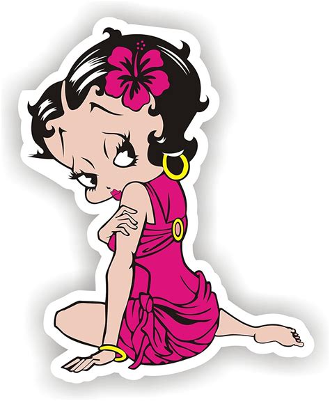 Betty Boop Sticker Autocollant Vinyle Toutes Les Couleurs Betty 029