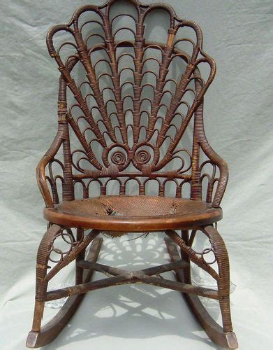 Shop the wicker rocking chairs collection on chairish, home of the best vintage and used furniture, decor and art. Antique Rattan Wicker Rocking Chair Heywood Broth. Heywood ...