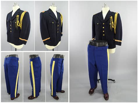 United States Army Officer Dress Blue Full Uniform W Signal Epaulets