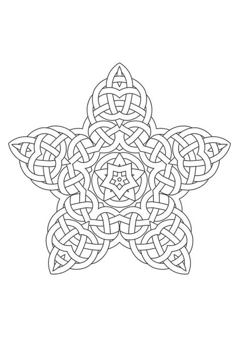 Tibetaanse mandala's (42) keltische mandala's. Kleurplaat mandala - Afb 29611.