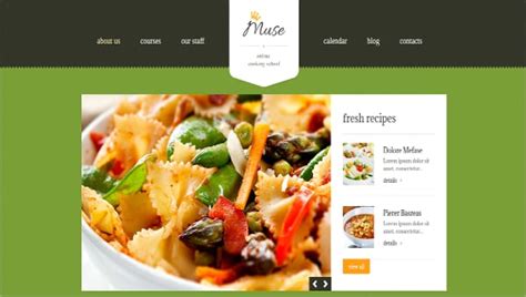 Cooking Website Templates Free Download PRINTABLE TEMPLATES