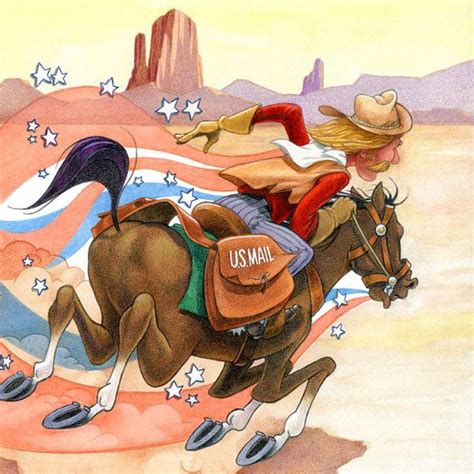 Pony Express Cover Glenn Zimmer Illustration Pony Express