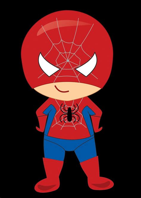 Superhero Clipart Superhero Vbs Superhero Baby Shower Baby Spiderman