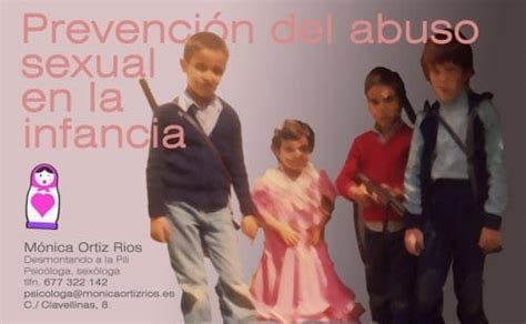 Prevención Del Abuso Sexual En La Infancia Monica Ortiz Rios