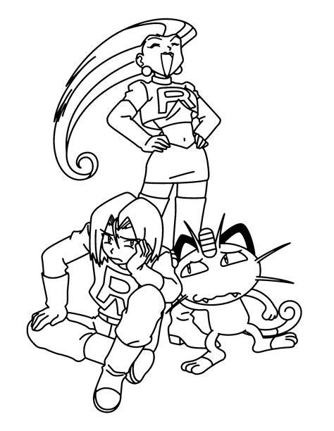 Coloring pages of team rocket. Coloring Page - Pokemon advanced coloring pages 17 ...