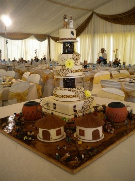 Colorful Wedding Cakes In Colors Of Africa African Wedding