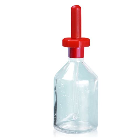 125ml New Clear Glass Dropper Bottle Drop Reagent Flask Laboratory