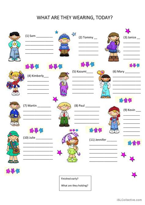 What Are They Wearing Worksheet English Esl Worksheets Pdf Doc Sexiz Pix