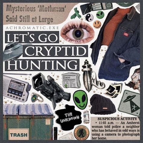Cryptidcore Outfit Mood Clothes Grunge Art Nouveau Ghost Hunters