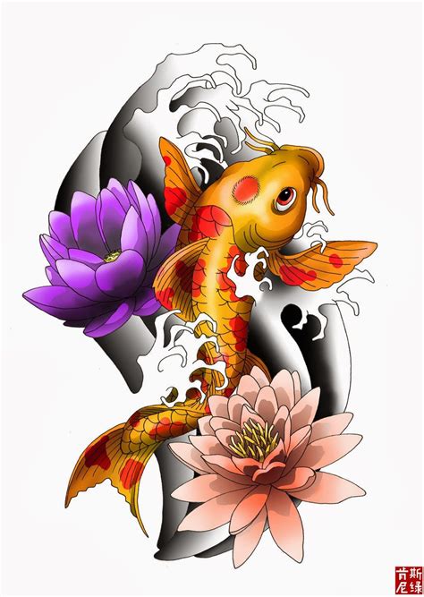 pez-koii-koi-tattoo-design,-carp-tattoo,-koi-fish-tattoo