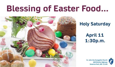 Easter brings the joy of spring as well as a number of traditions. Blessing of Easter Food | Pasadena