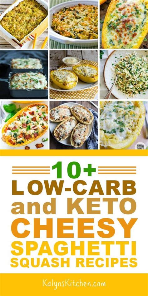 10 Low Carb And Keto Cheesy Spaghetti Squash Recipes Kalyns Kitchen