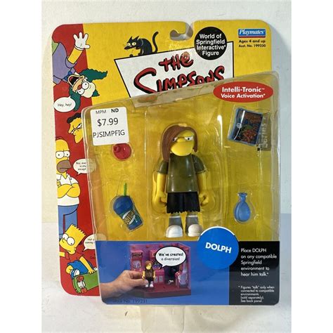 The Simpsons Dolph Series 7 World Of Springfield Action Figure Playmat Piddle Crick Hill