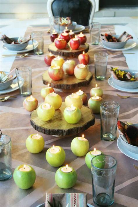 Whether it's putting on something special for family or for friends; Last Minute Rosh HaShanah Centerpieces {10 easy ideas to ...