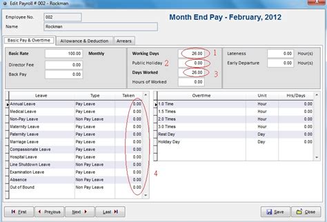 How To Count Days Worked Using Million Payroll System