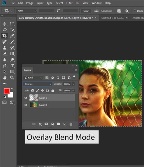 How To Use Brush Tool With Blending Modes PSD Stack