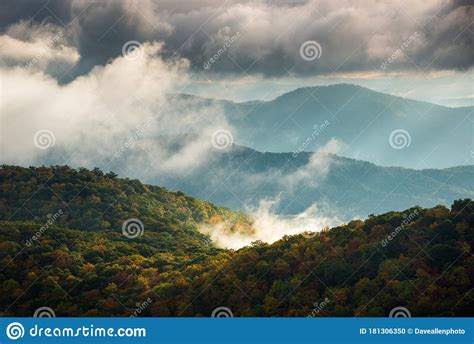 Blue Ridge Parkway North Carolina Scenic Fall Mountains Sunrise