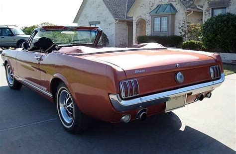 Emberglo Orange 1966 Ford Mustang Gt Convertible