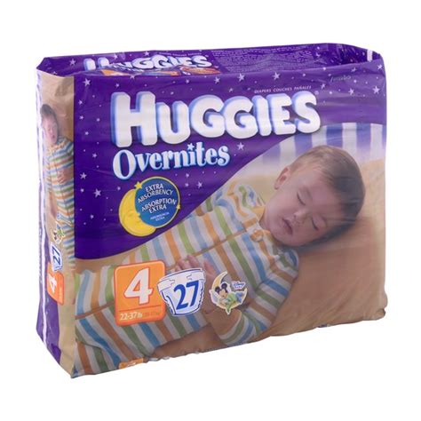 Huggies Overnites Diapers Size 4 Both Jumbo Pack 22 37 Lbs