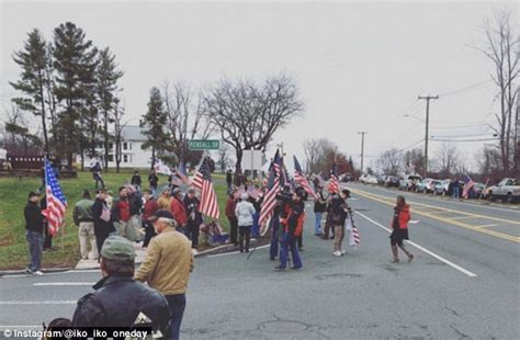 Hundreds Of Veterans Protest Hampshire College For Removing American