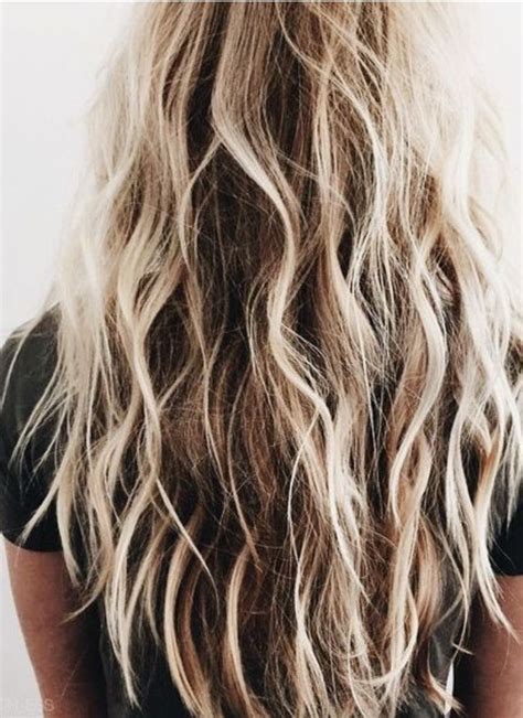 Long Blonde Balayage Beachy Hair Highlights Sunkissed