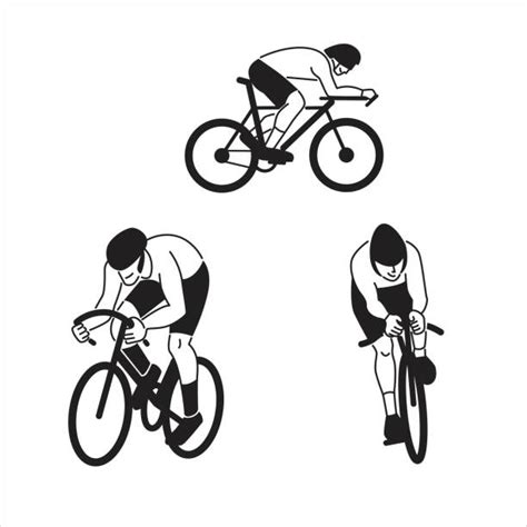 Cycling Clip Art Black And White Road Cycling Illustrations Royalty
