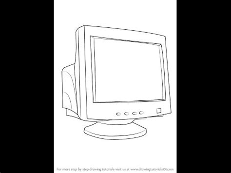 Choose a screen to fix if you have multiple monitors attached. How to draw Computer Monitor - YouTube
