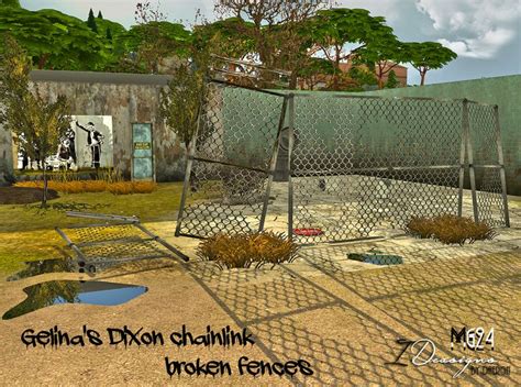 Gelinas Dixon Chainlink Broken Fences I Had Sims 4 Build Sims