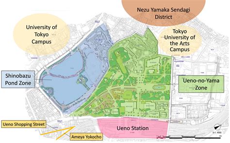 Ueno National Park Map