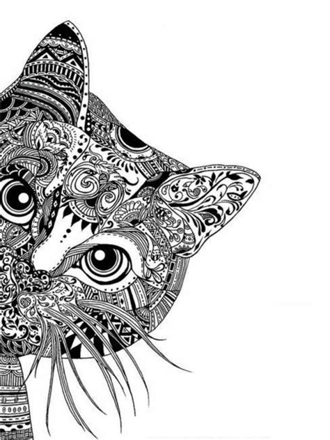 Ein weiteres bild von katze ausmalbilder zum. Ausmalbilder Muster Katzen | Ausmalbilder katzen, Mandala ausmalen