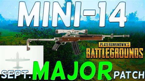 Player Unknowns Battlegrounds Mini 14 The New September Update
