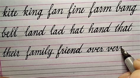 Beautiful Simple English Handwriting Styles There Are Seemingly