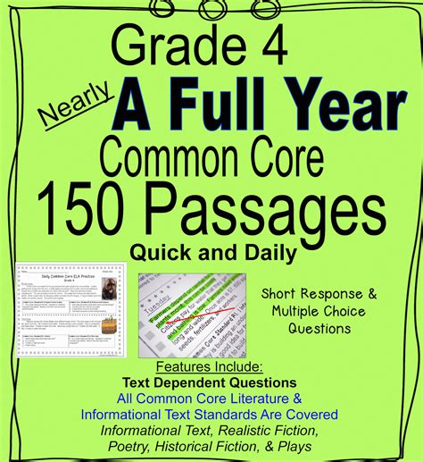 Make sure to fully answer the questions and elaborate. Nearly A Full Year of Daily Common Core Grade 4 Reading Practice (With images) | Common core reading