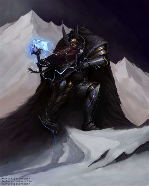 Magni Lord Of Storms Rune Priest Of The Space Wolves Art By Alexey